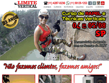 Tablet Screenshot of limitevertical.com.br